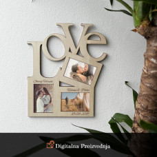 Personalizirani okvir za fotografije LOVE